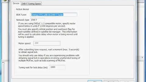 DVBSE getting started: creating DVB-T MUX list part 1/2