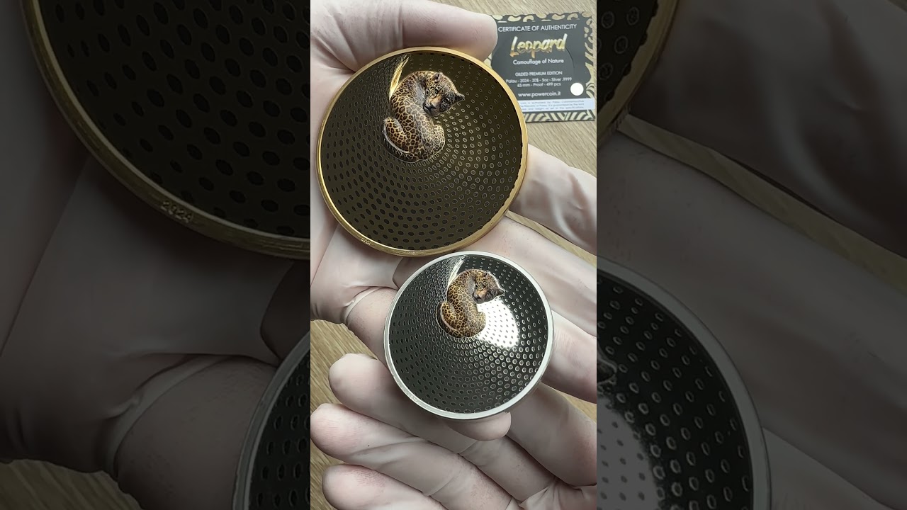 LEOPARD Camouflage of Nature Coin 20$ Palau 2024 