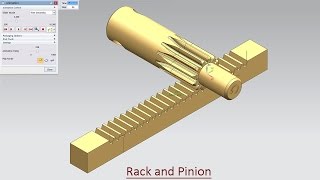 Rack and Pinion - Motion Simulation (Video Tutorial)--Siemens NX