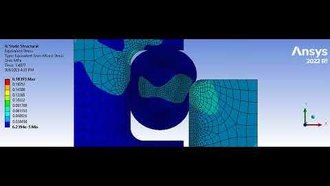 Radial Compression of O-ring in Ansys Workbench
