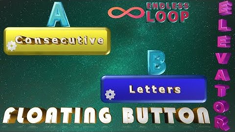 Excel VBA - Floating Button| Carrying Consecutive Letters From Top to Bottom and From Left to Right
