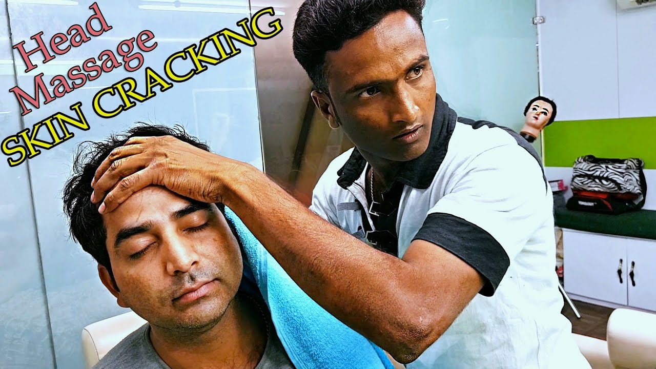 Skin Cracking Head Massage to Guru - ASMR no talking