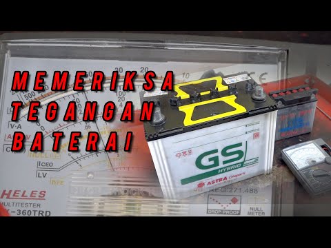 Video: Cara Memeriksa Tegangan Baterai Battery