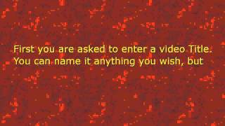 WebFire's Firestorm Video - How To