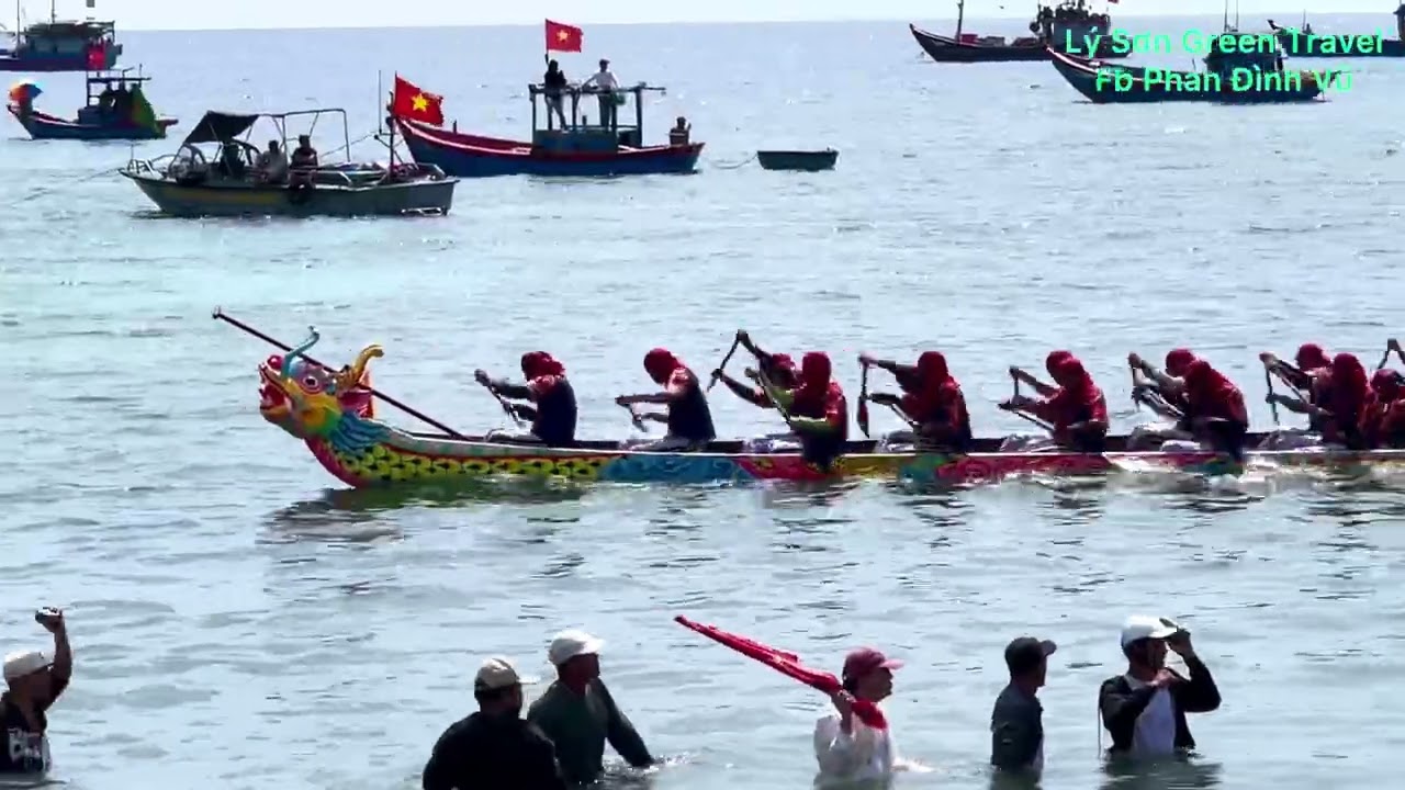 Chung Kết Mồng 8 Tết 2026|Đua Thuyền Truyền Thống Tứ Linh Đảo Lý Sơn 