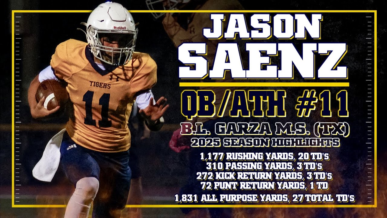 Jason Saenz [QB/ATH] 7th Grade Highlights