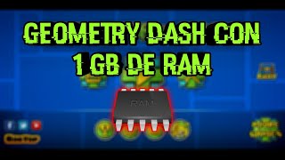 JUGANDO GEOMETRY DASH CON 1GB DE RAM EN ANDROID (Con mi voz) ¡Especial 6 mil subs!