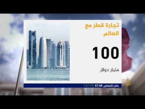 حجم تجارة قطر مع العالم