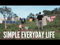 Our simple everyday life living off-grid in Central Portugal - Daily and weekly routines