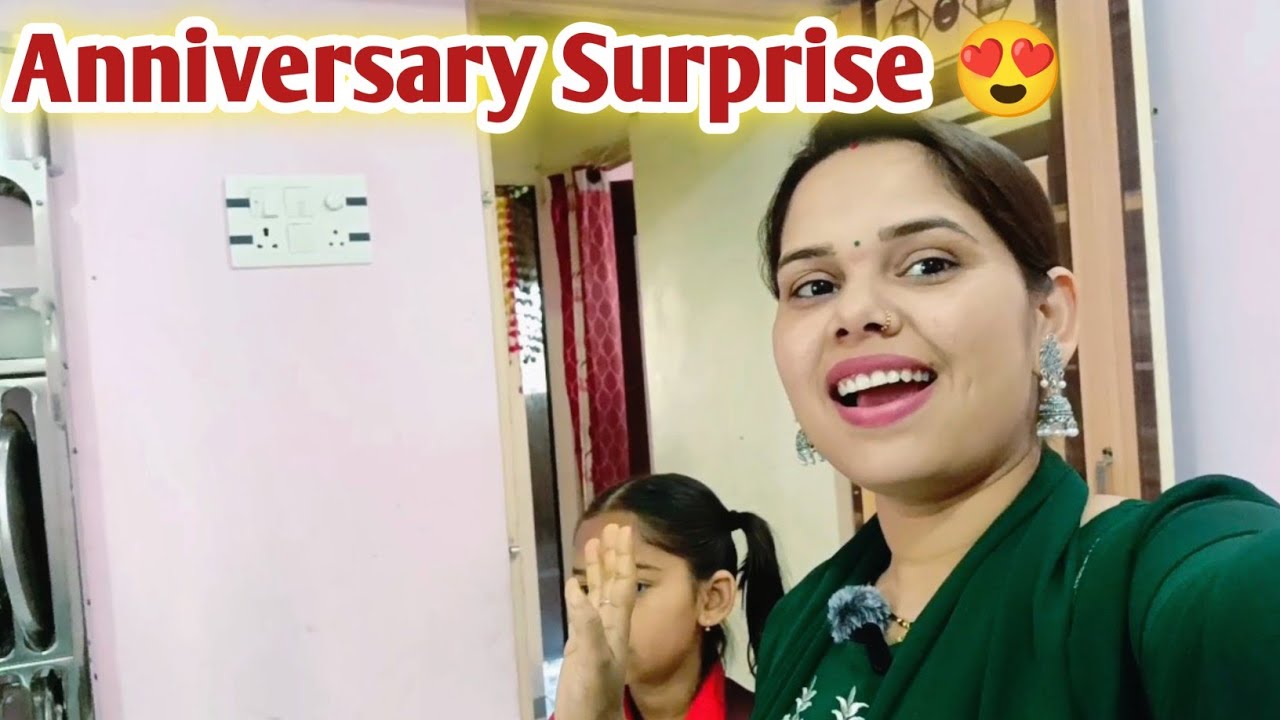 Surprise Wedding Anniversary 😍@HoshiyarNandini 
