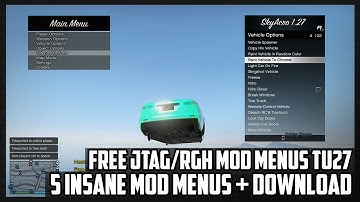 GTA 5 ONLINE - FREE MULTI-MOD MENU RELEASES XBOX 360 - 5 JTAG/RGH MOD MENUS [1.27/TU27](GTA 5 MODS)