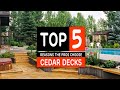 Why the Pros like Cedar Decks