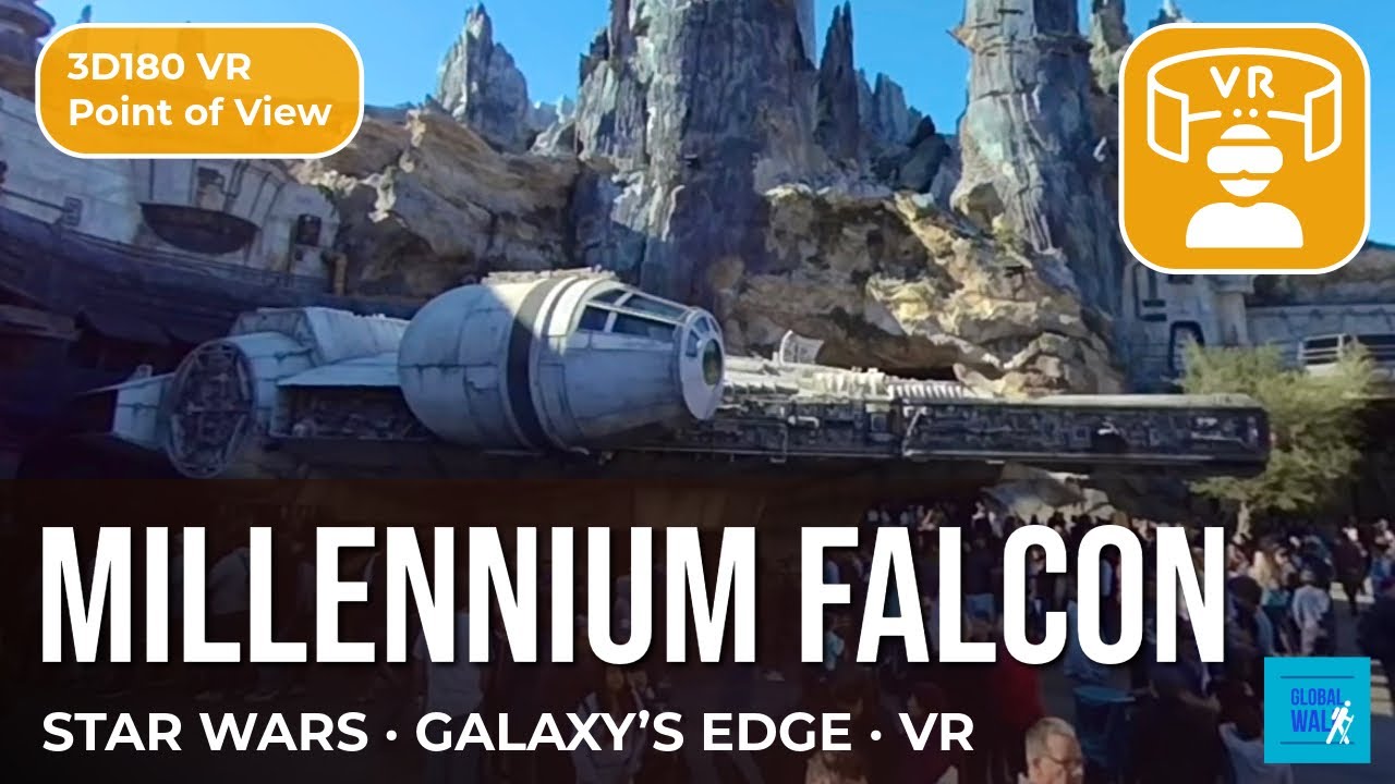 Millennium Falcon 3D180 VR — Full-Scale Ship at Galaxy's Edge, Disney