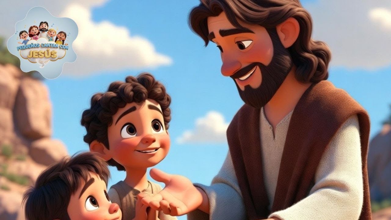 ⭐ Jesús Me Toma de la Mano — Canción Cristiana Infantil 👶🏻✨
