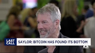 Microstrategy CEO Michael Saylor says bitcoin has bottomed 'we're on a bull run'