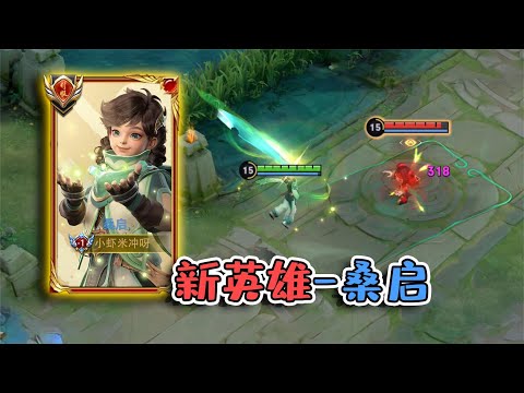王者荣耀小虾米：会飞的小奶爸，新英雄桑启1技能神似无限飓风号，走路姿势很欠揍