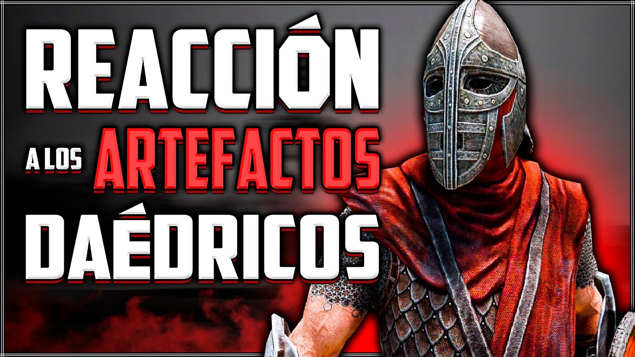 Skyrim ٠ Reacción del Guardián a los Artefactos Daédricos de Dovahkiin