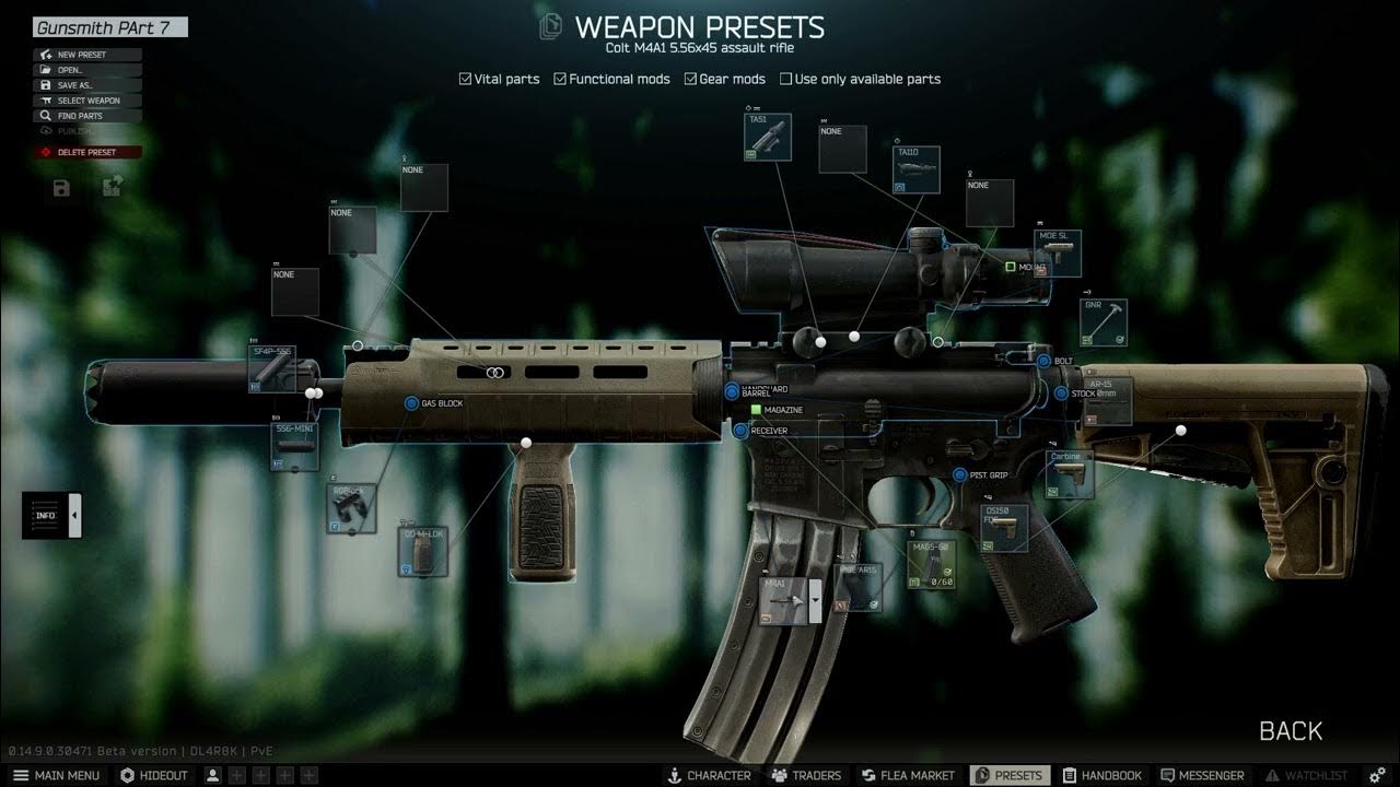Escape from tarkov gunsmith part 7 youtube
