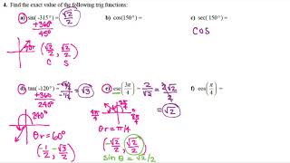 Famous Precalc 4.1-4.4 Review! Wealth