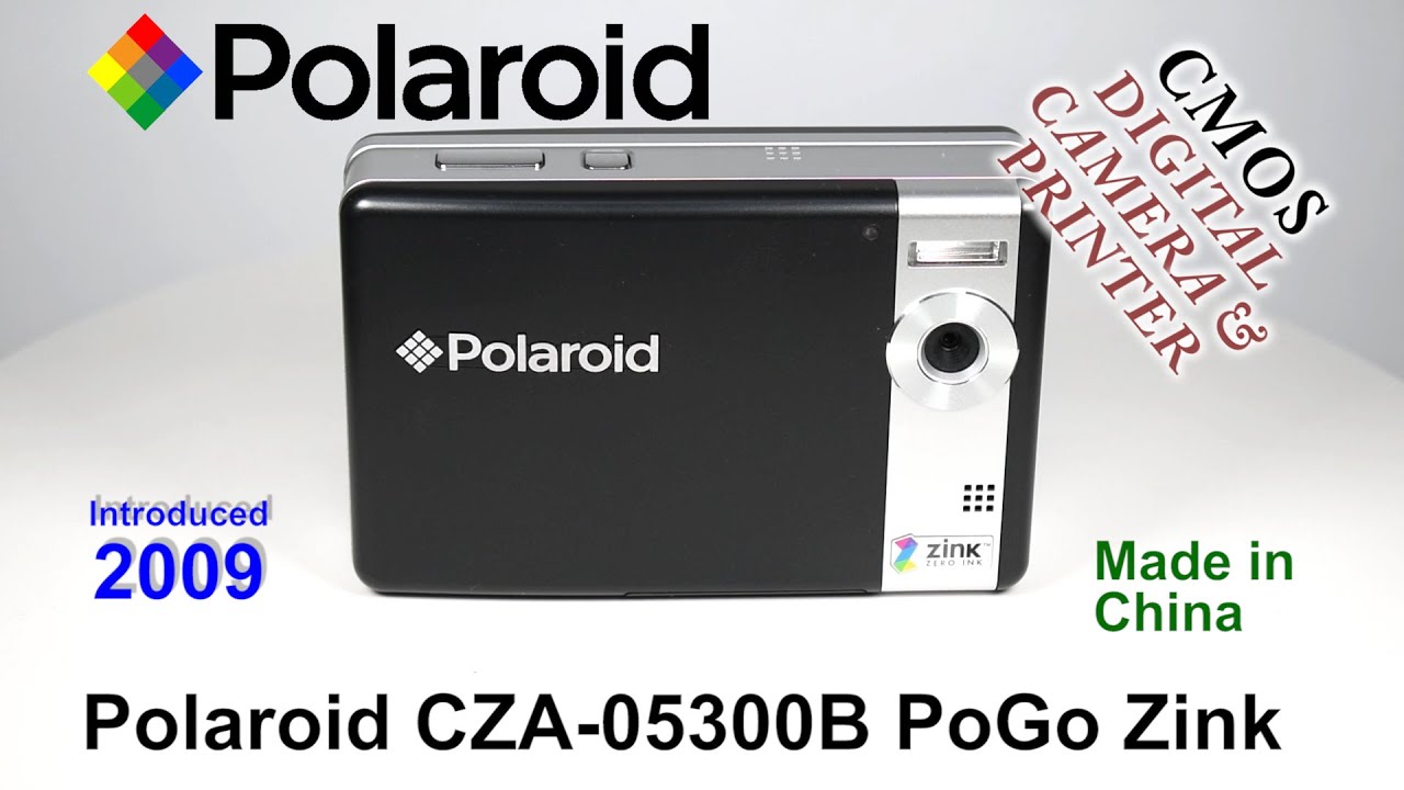 2009 Polaroid CZA 05300B PoGo Zink - CMOS Digital Camera & Printer