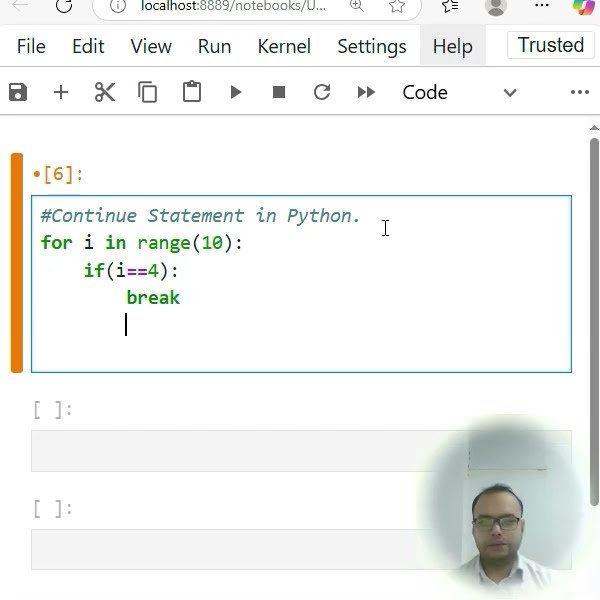 #Continue Statement in Python - YouTube