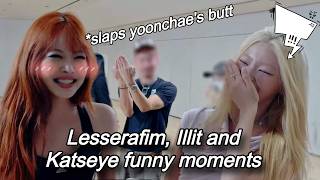 Lesserafim, Illit and Katseye funny moments