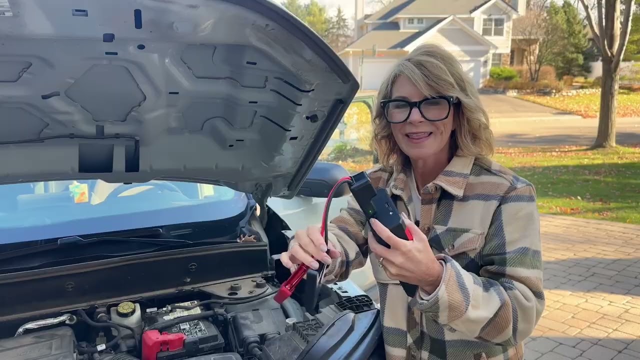 Portable Jump Starter with Air Compressor | Reliable Car Battery Boost & Tire Inflation