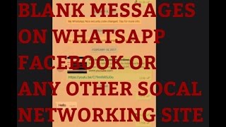 How to send blank mesaages on whatsapp screenshot 5