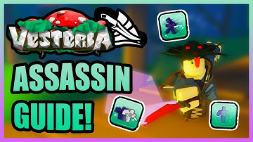 Vesteria - NEW Assassin Guide! (Overview, Stats/Skills, and Equipment)
