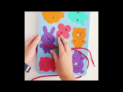El'BascoToys Шнуровка-сортер "Животные" Артикул 01-007
