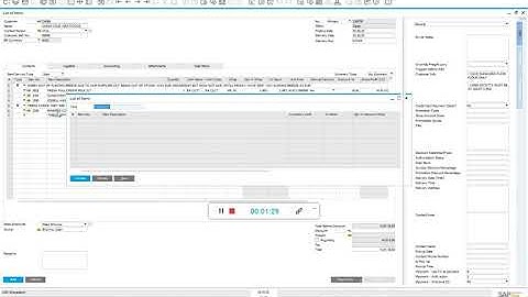 Text lines in SAP Sales Orders
