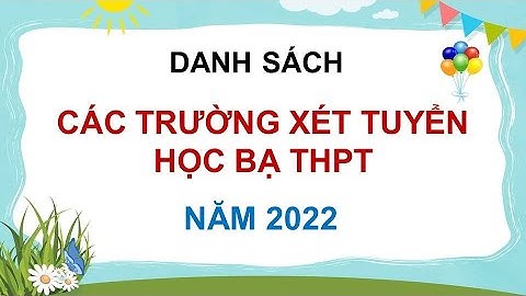 Các trường đào tạo ngành Dược xét học bạ