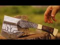 Making Axe sellable 200$ out of trash - Making axe from an Old Rusty leaf-springs