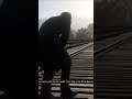 RDR2: Hero Saves Drunk Man from Train 😱 | Epic Rescue on Railway #shorts