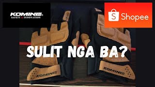 Komine GK227 Gloves galing Shopee | Sulit ba?