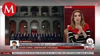 Entrevista a Javier Corral sobre la reunión de Conago con AMLO