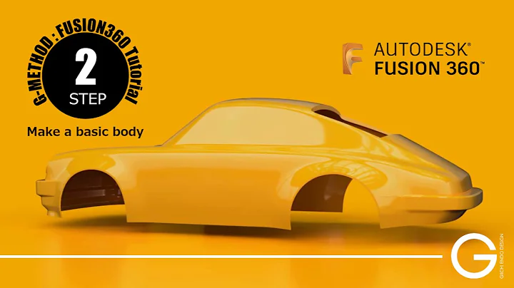 【Fusion360 Car Modeling Tutorial 】Vol.06  Make a basic body.