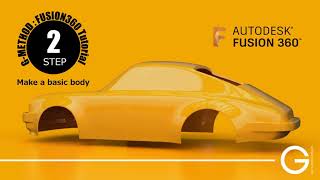 【Fusion360 Car Modeling Tutorial 】Vol.06  Make a basic body.