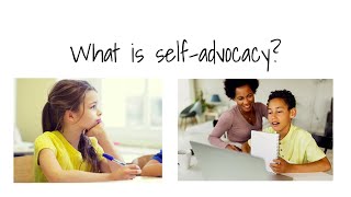 Self Advocacy Lesson for Middle School