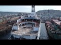 MS ASTOR at Aliaga for scrap - view by drone