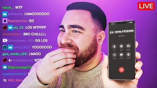LosPollosTV Prank Called His Viewers Live On Stream And It Was Hilarious!