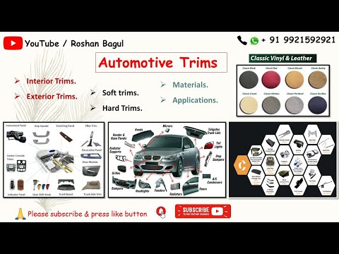 Automotive Trims, Interior Trims, Exterior Trims, Soft Trims, Hard trims