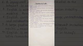 Importance Of English Language #englishlanguage #englishimportance #mintossmood