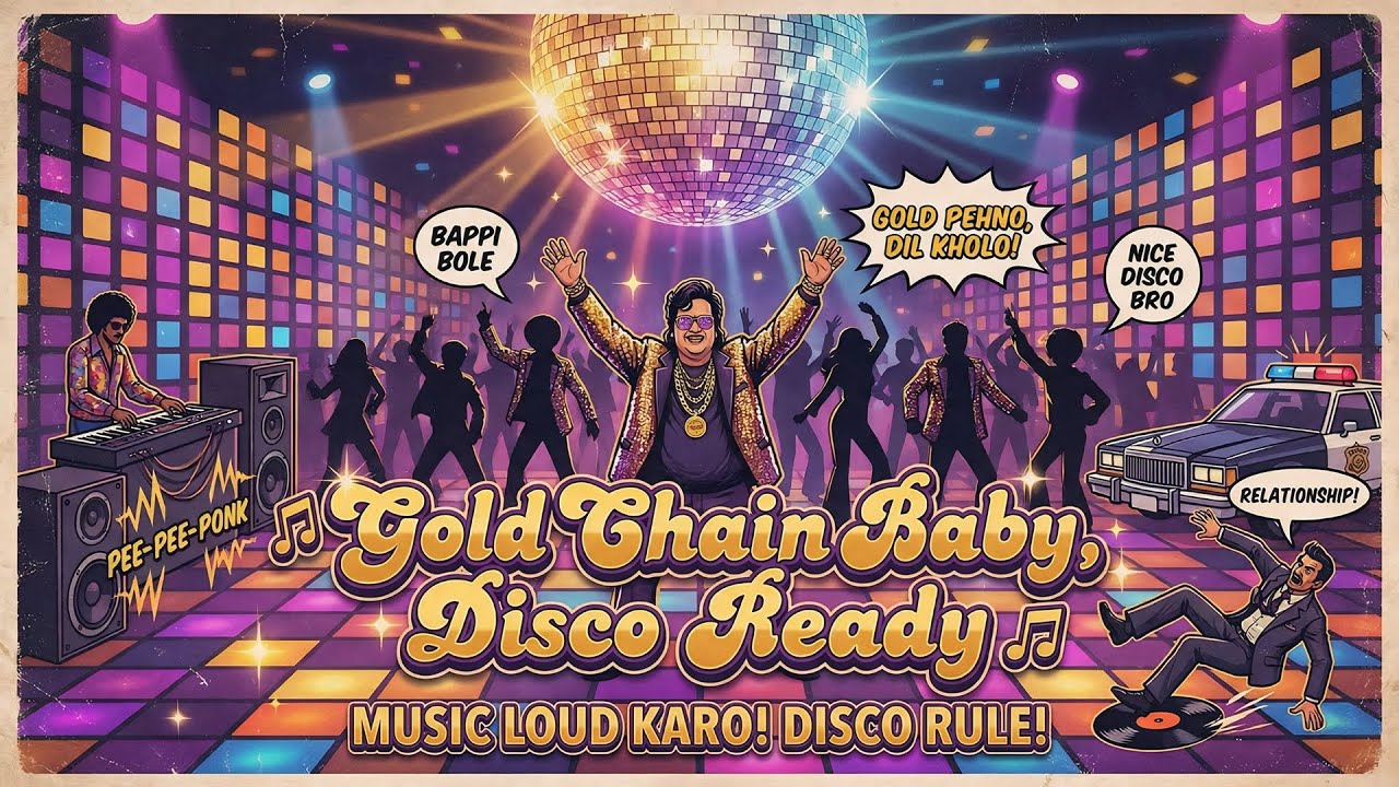 Gold Chain Baby, Disco Ready | A Tribute to Disco King Bappi Lahiri | AI Generated Song | Version 1