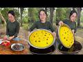 Amazing cooking deep fried cake with sauce recipe