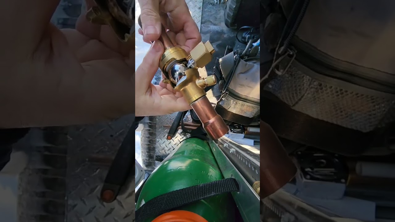 HVAC suction line ball valve | HVAC Technician | HVAC Work 