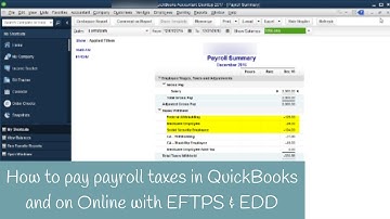 How to Pay Payroll Taxes Through QuickBooks