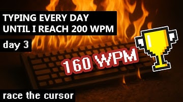 Typing Every Day Until I Reach 200WPM - Day 3 [ TRYHARD MODE ]