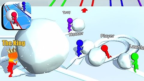 SNOW Ball Running Game Part 1 ||Gameplay in Mobile #snowrun 