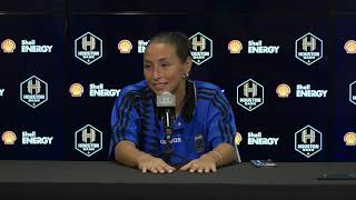 Houston Dash DF Natalie Jacobs & FW Barbara Olivieri Post Match Thoughts v Tigres Femenil. 7/28/24